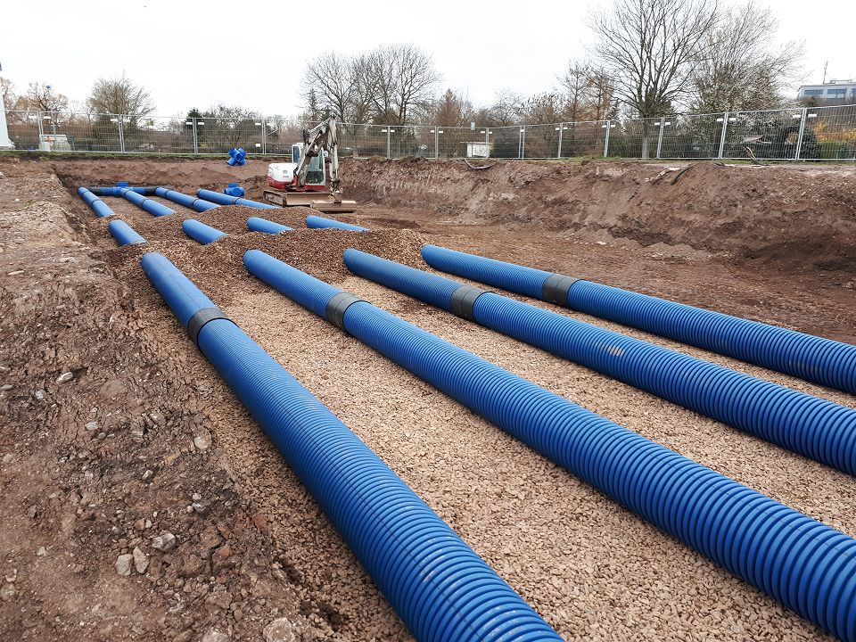 Waresa Bau Nordhausen - Tiefbau Referenzen - Logistikhalle